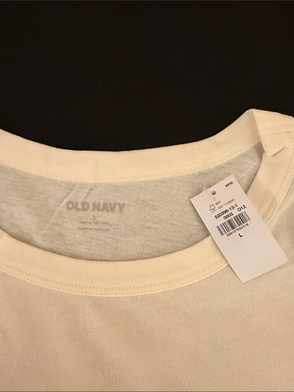 Old Navy Pink and Cream Gingerbread 'OH SNAP' ladies Pajama Set Top L bottom M - Picture 4 of 11
